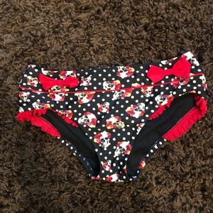 Hot Topic Skull Bone Bikini Bottoms